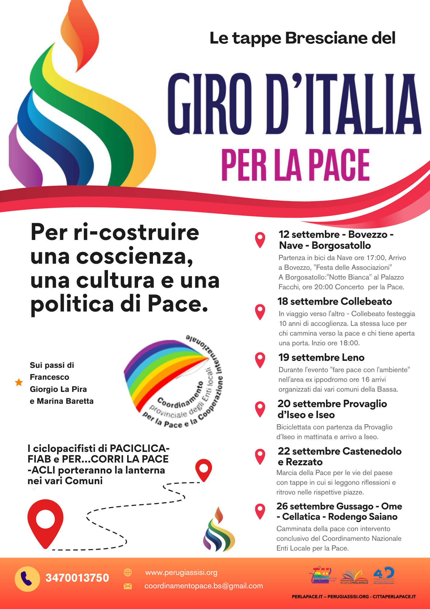 Giro d\'Italia per la Pace - Tappa di Rezzato
